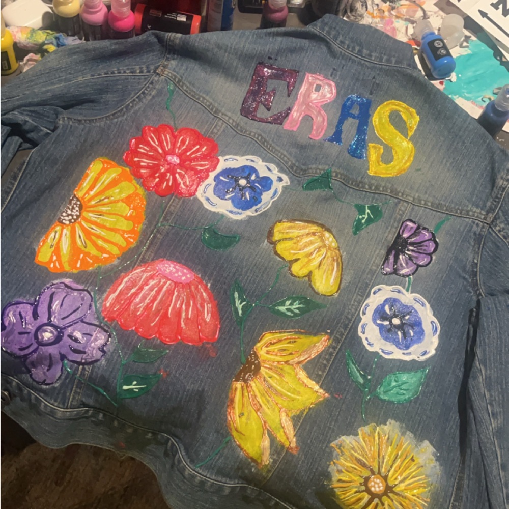 Large “Eras” Inspired Jean Jacket